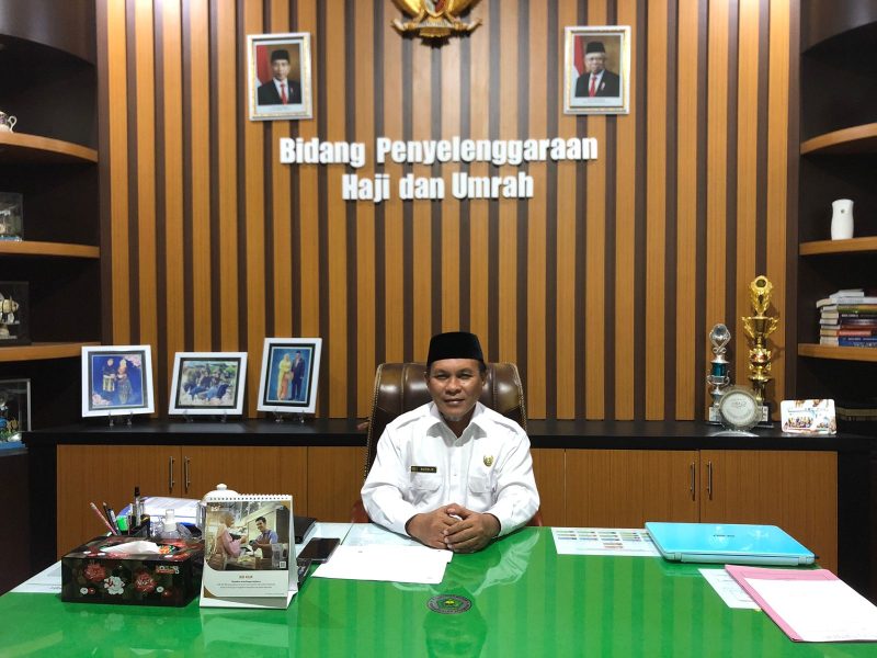 Kepala Bidang Penyelenggara Haji dan Umrah Kemenag Sulteng Muhclis. Foto: Angel/kabarsulteng.id