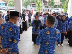 Wali Kota Palu Hadianto Rasyid saat berkunjung ke kantor OPD Kota Palu. Foto: istimewa