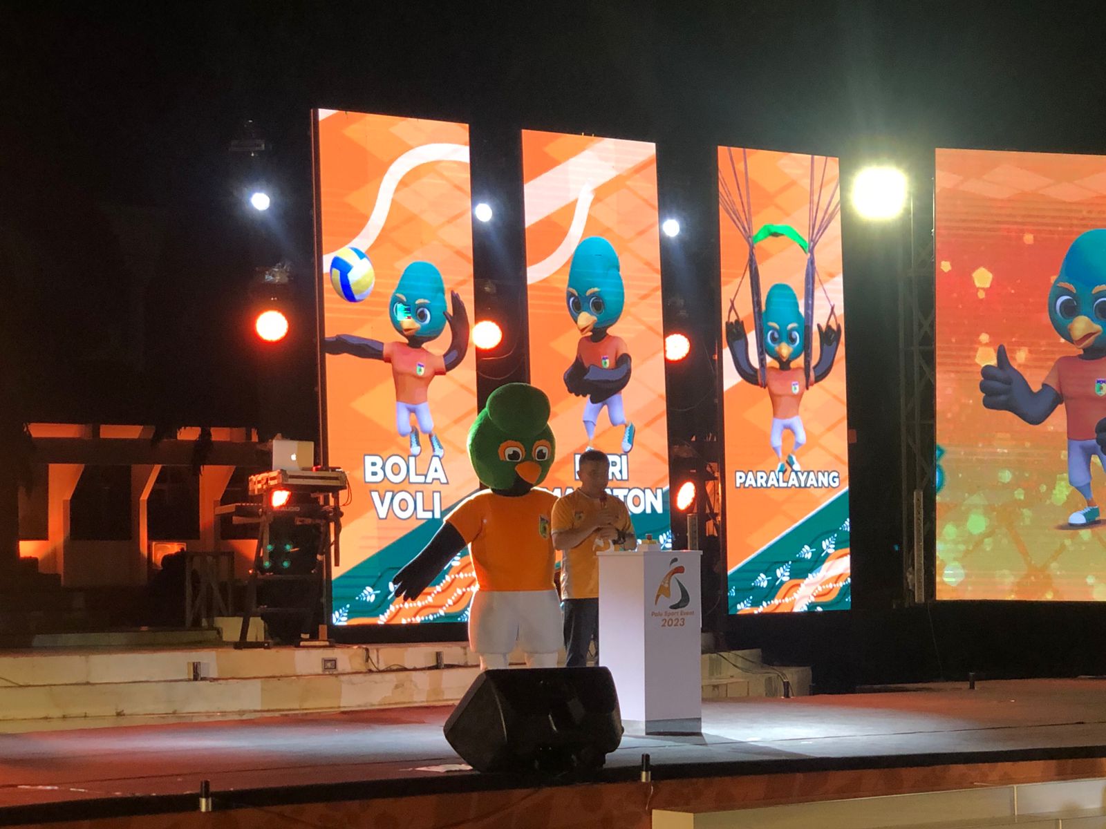 Wali Kota Palu Hadianto Rasyid saat membuka Palu Sport Event. Foto: Angel/kabarsulteng.id