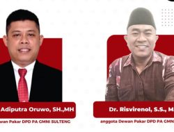 Anggota Dewan Pakar PA GMNI Sulteng Lolos Seleksi Komisioner KPU. Foto: istimewa