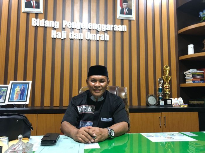 Kepala Bidang Penyelenggara Haji dan Umrah Kemenag Sulteng Muhcilis. Foto: Angel/kabarsulteng.id