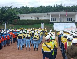 Bulan Keselamatan dan Kesehatan Kerja (K3) Nasional Tahun 2024 di kawasan PT Citra Palu Minerals (CPM) resmi dil