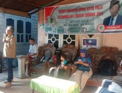 Anggota DPRD Kota Palu Muslimun Gelar Reses di Enam Titik