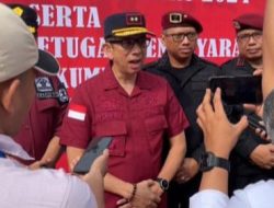 Kemenkumham Sulteng melaporkan remisi WBP beragama hindu kepada rekan media (Ist)