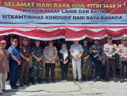 Pemkot Palu bersama Kapolres Tinjau Pos Pengamanan Lebaran 2024