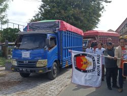 Sekkot Petalolo Lepas Distribusi Logistik Pemilu di Kota Palu