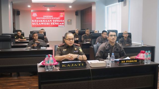 Kejati Sulteng Kembali Hentikan Perkara Pidana di Donggala Melalui Restorative Justice