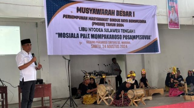 Anwar Hafid Tekankan Pentingnya Persatuan Atas Nama Daerah di Mubes PMSRB Donggala