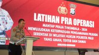 Kasi Propam Polresta Palu Tekankan Netralitas Personel Jelang Pilkada 2024