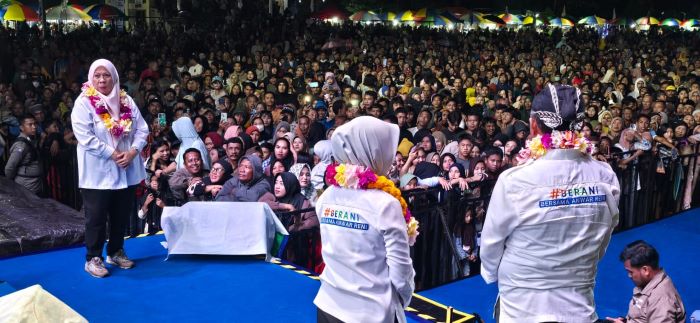 Ribuan Warga Hadiri Deklarasi Anwar Reny di Kotaraya , Polisi Lakukan Pengamanan