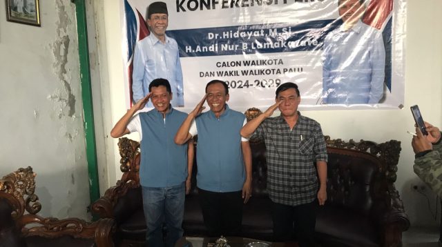 Hidayat dan ANL Umumkan Maju Pilwalkot Palu 2024, Didukung Gerindra-PAN dengan 7 Kursi