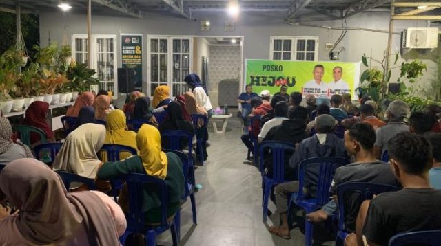 Dukung Penuh Rizal-Samuel, Relawan Hijau PBB Gencarkan Sosialisasi di Sigi