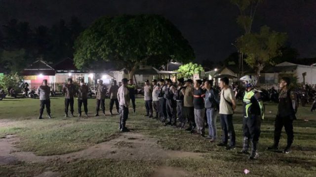 Polsek Tawaeli Gelar Pengamanan Tatap Muka Bapaslon Hadianto Rasyid dalam OMP Tinombala 2024