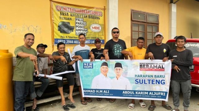 Ratusan Nelayan Bajo Poat Banggai Bersatu Menangkan Ahmad Ali di Pilgub Sulteng 2024