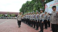 Kapolresta Palu Pimpin Apel Gelar Pasukan Operasi Zebra Tinombala 2024