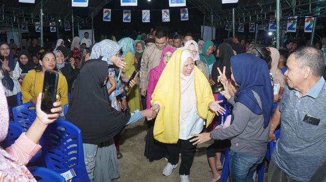 Reny Hadir di Duyu Palu, Sosialisasi 9 Program Unggulan untuk Pembangunan Sulteng yang Lebih Baik