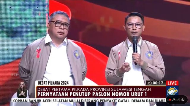 Fakta Debat Ahmad Ali vs Rusdy Mastura: Anomali Pertumbuhan Ekonomi dan Kemiskinan di Sulteng