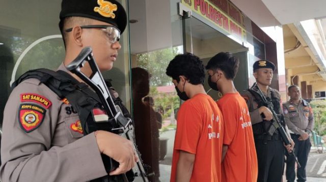 Polisi Tangkap Dua Pelaku Penganiayaan Berujung Maut di Homestay Palu