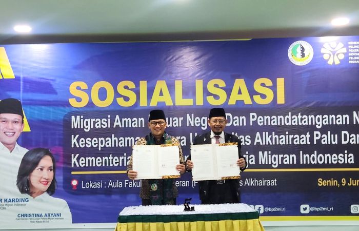 Menteri Karding Gandeng Universitas Al-Khairaat Palu Siapkan Pekerja Migran Berdaya Saing