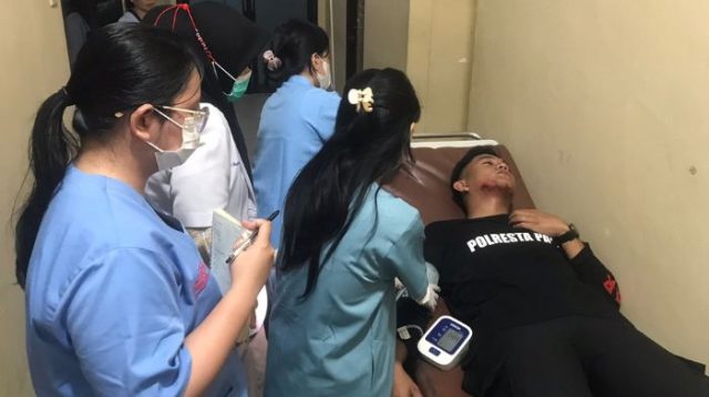 Anggota Polresta Palu Kena Lemparan Batu Saat Tangkap Terduga Pengedar Sabu di Kayumalue