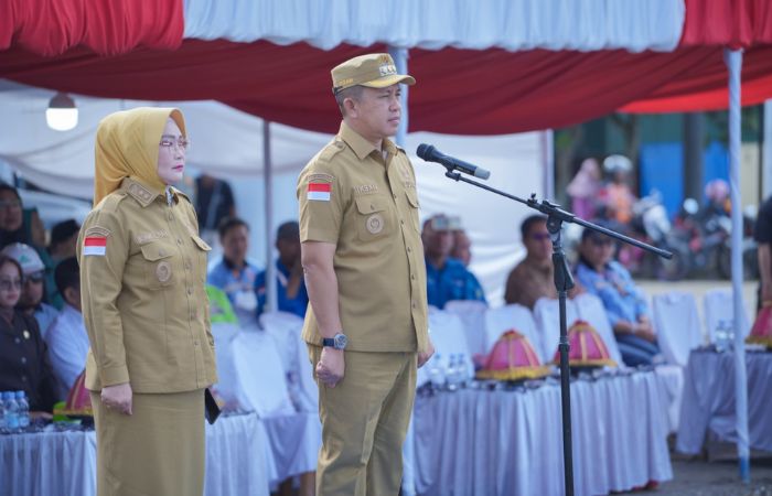 Bupati dan Wabup Morowali Lanjutkan Apel Umum di Bungku Pesisir, Satukan Visi Pembangunan Daerah