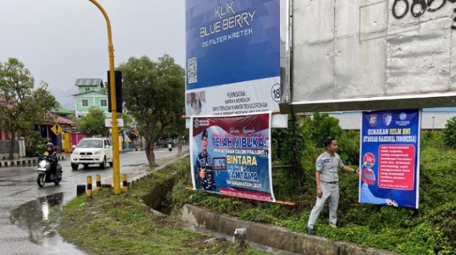 Cegah Kecelakaan Lalulintas, Jasa Raharja Sulteng Pasang Peringatan di Wilayah Rawan Laka