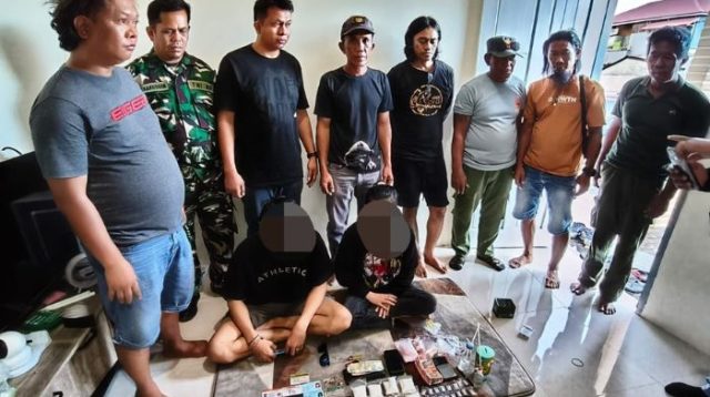 Miliki Sabu 400 Gram, Pasutri Diamankan Kodim 1311 Morowali di Kos Bahodopi