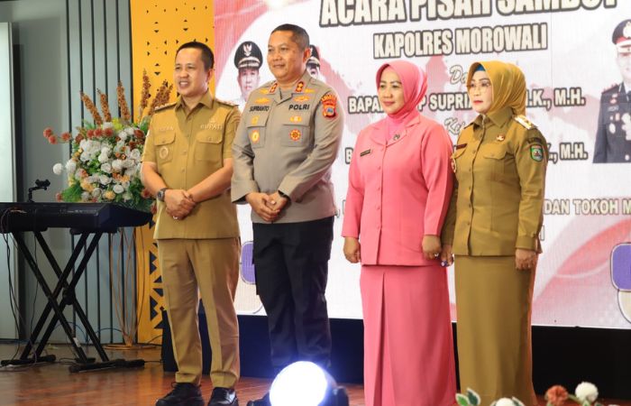Pisah Sambut Kapolres Morowali, Bupati Iksan Sampaikan Apresiasi dan Harapan Baru