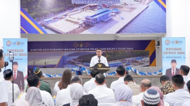 Realisasi PTSL Sulawesi Tengah Tembus 95 Persen