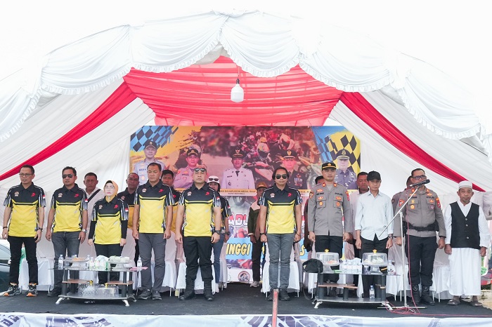 Wabup Morowali Iriane Iliyas Hadiri Pembukaan Kejuaraan Balap Motor Piala Kapolda Sulteng Seri 3
