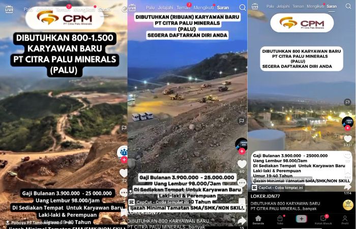 Info Loker PT CPM Terima Karyawan Besar-besaran Ternyata Hoax