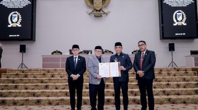 DPRD Sulteng Sepakati RPJMD 2025-2029, Gubernur: Pembangunan Lebih Berpihak pada Rakyat