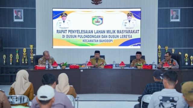 Bupati Morowali Mediasi Konflik Lahan Warga dan PT Abadi Nikel Nusantara di Bahodopi
