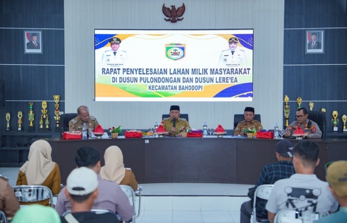 Bupati Morowali Mediasi Konflik Lahan Warga dan PT Abadi Nikel Nusantara di Bahodopi