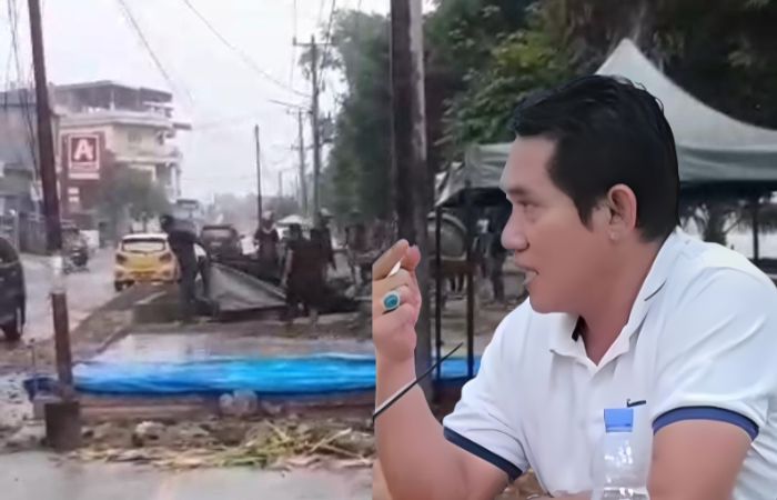 Anggota DPRD Tolitoli Kritik Proyek Revitalisasi RTH Wisata Tanjung Batu Dikerjakan Saat Hujan