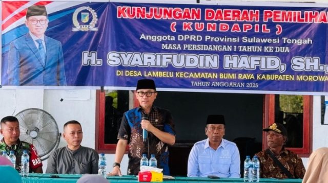 Syarifudin Hafid Dorong Kemandirian Pangan di Desa Lambelu
