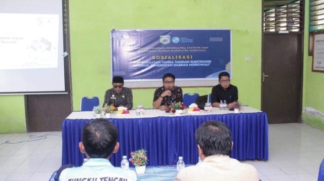 Diskominfo Morowali Gelar Sosialisasi Pemanfaatan Tanda Tangan Elektronik
