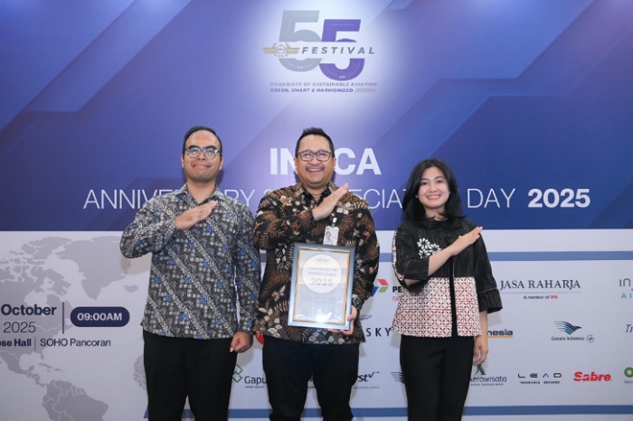 Dukung Industri Penerbangan Nasional, Jasa Raharja Raih Penghargaan di HUT ke-55 INACA