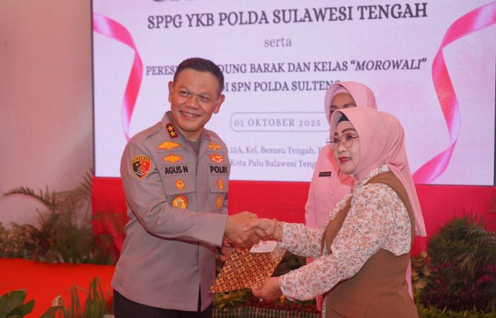 Hadiri Grand Opening SPPG Polda Sulteng, Wabup Morowali Iriane Iliyas Tegaskan Komitmen Pemda
