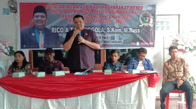 Reses Ketua DPRD Palu di Besusu Tengah, Empat Klaster Aspirasi Mencuat