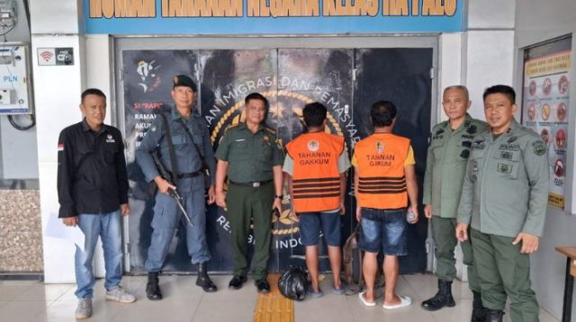 Dua Pelaku PETI di Hulu Sungai Taopa Ditangkap Gakkum Sulawesi