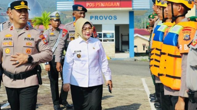 Wabup Morowali Hadiri Apel Gelar Pasukan Tanggap Darurat Bencana Hidrometeorologi 2025