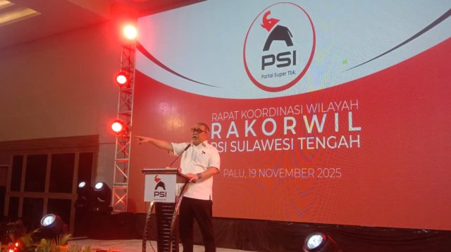 Ahmad Ali Arahkan Seluruh Kader PSI di Sulteng Fokus Perkuat Posisi Partai