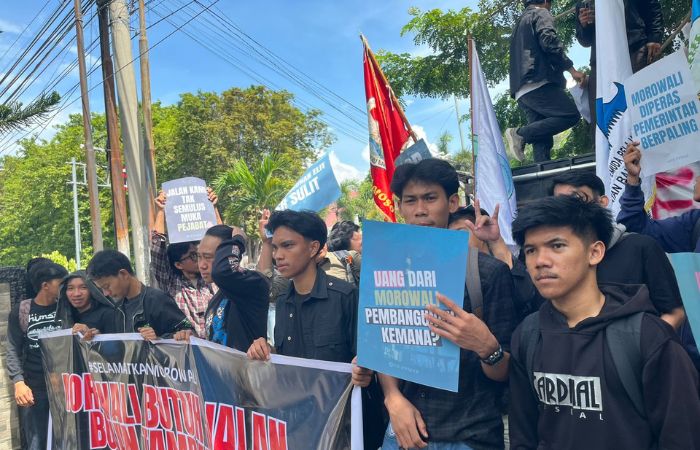 Mahasiswa Morowali Kecam Kerusakan Jalan Nasional hingga Desak Evaluasi PT IMIP