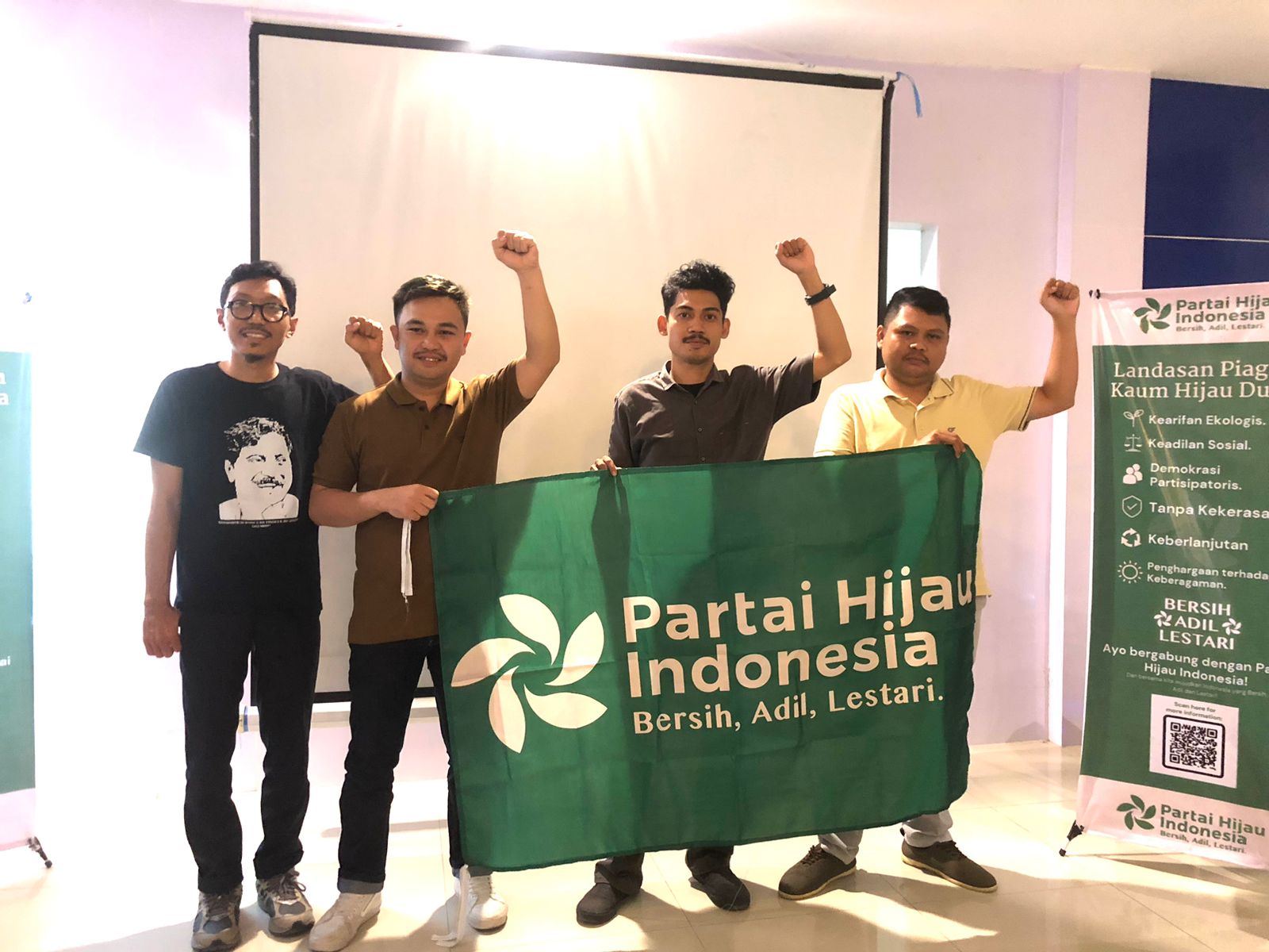 Tiga Aktivis Muda Dipilih Jadi Karteker Partai Hijau Indonesia Sulteng