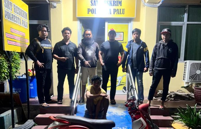 Polisi Tangkap Pelaku Curanmor di Palu, Oknum Mahasiswa Sempat Diamuk Warga