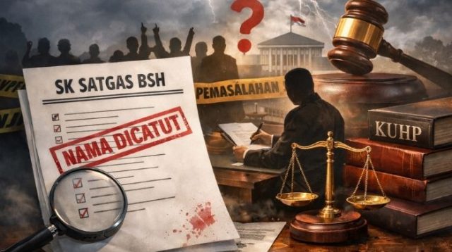 Implikasi Hukum Dugaan Pencatutan Nama dalam SK Satgas BSH yang Diteken Gubernur Sulteng