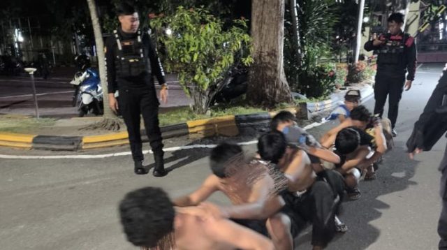 Lempar Rumah Warga, Sekelompok Remaja Ditangkap Polresta Palu