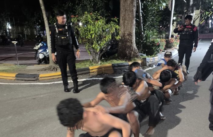 Lempar Rumah Warga, Sekelompok Remaja Ditangkap Polresta Palu