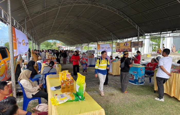 Gelar Pasar Murah, PT CPM Subsidi Ribuan Karung Beras Ringankan Beban Warga Palu